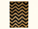 Hemp jute rug flat lay