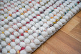 Colorful rug color options detail