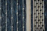 Kilim rug corner detail showing weave texture