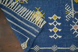 Blue Aztec rug entryway lifestyle shot