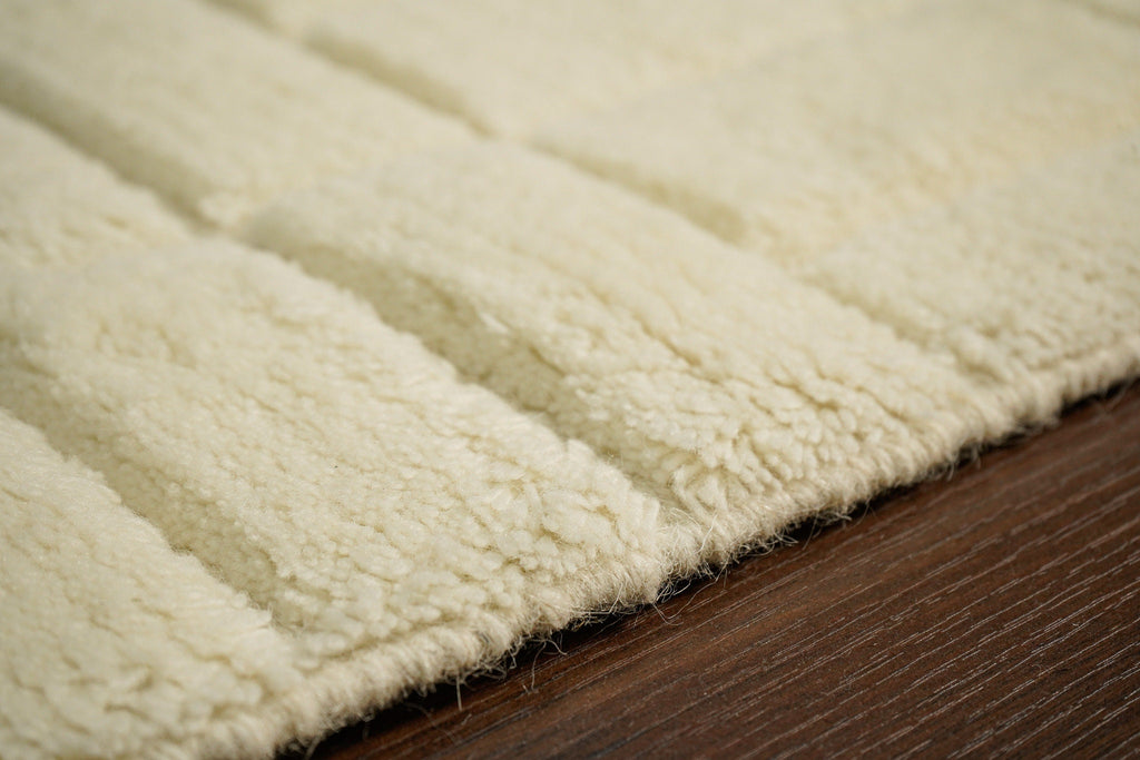 Premium Hand Knotted Abstract wool Area Carpet, Modern Scandinavian decor, super soft wool, Custom made