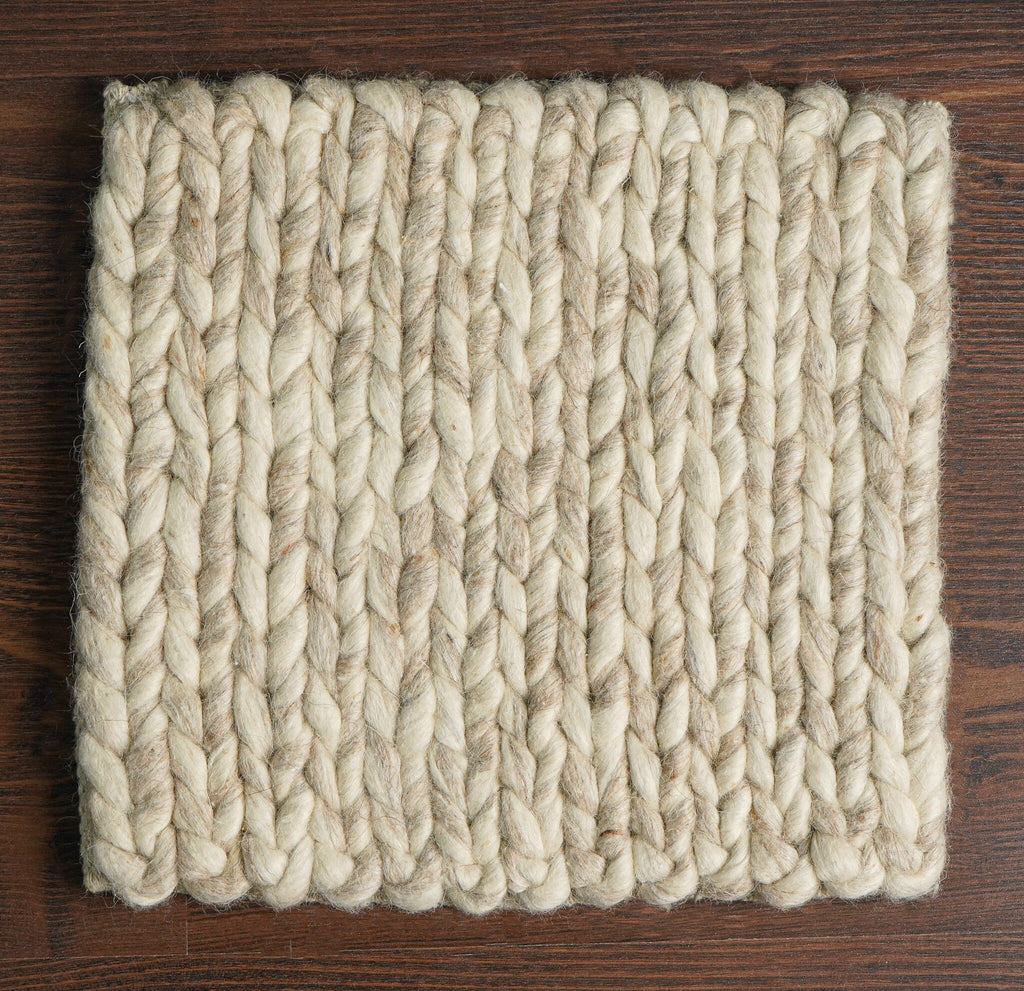 Custom made Beige Chunky Braided Wool rug, Scandinavian decor, soft, cozy, Indoor Premium wool Room Rug, Housewarming decor