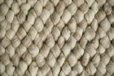 Detail of hand knotted loop texture