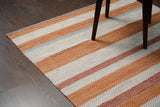 Close-up of orange stripe pattern detail