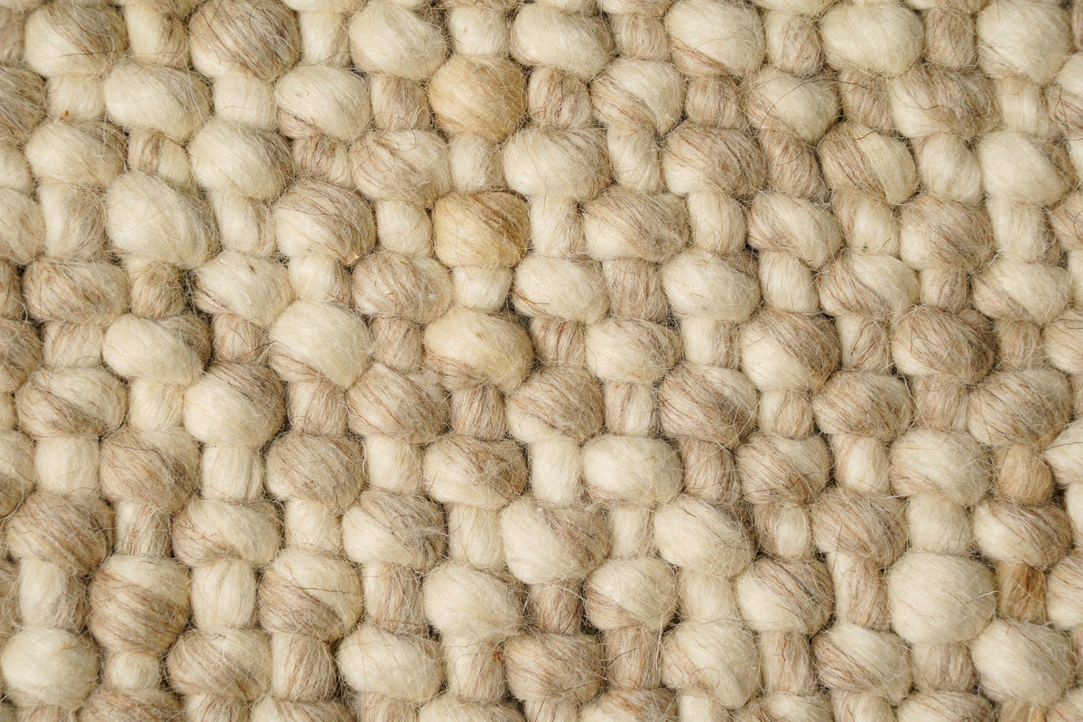 Close-up of basket weave wool texture