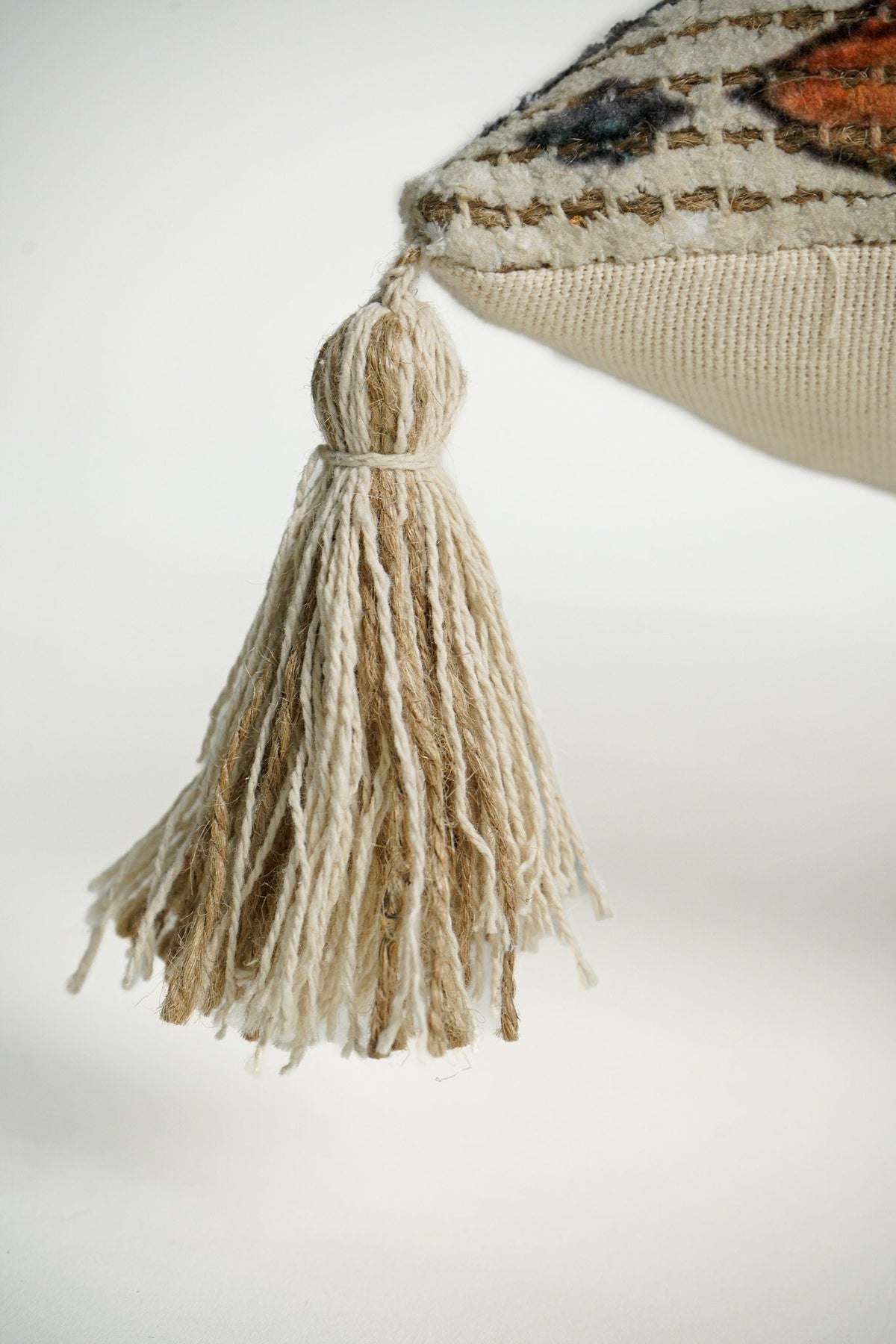 Cushion covers styled with neutral home decor accents