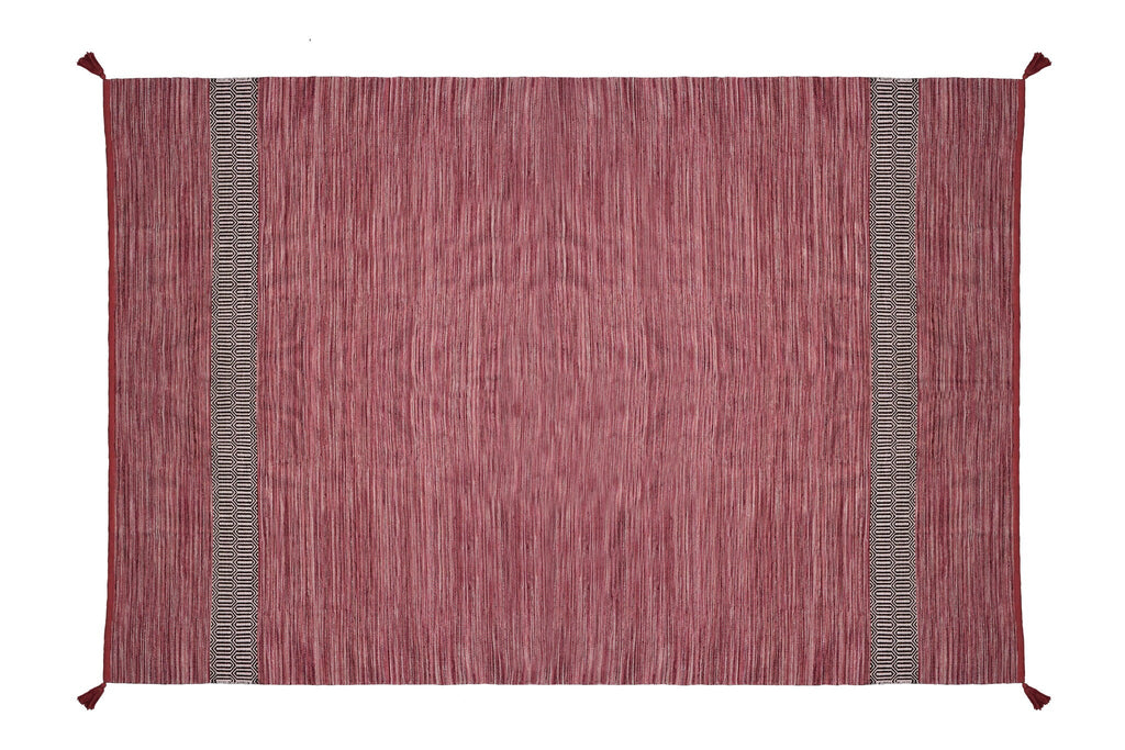 Pink Rug 8x10, Kilim rug, Handmade rug, Living room Area rug , Indian traditional large area rug 8x10