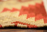 Kilim rug styled with southwestern porch decor