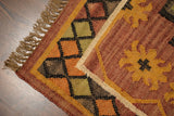 Aztec pattern corner detail