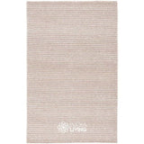 Ivory and light brown wool rug texture close-up