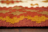 Kilim rug styled with southwestern home decor accents