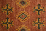 Navajo pattern rug placed in hallway