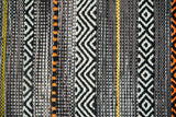 Close-up texture of cotton chenille weave