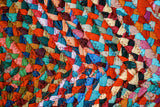 Rag rug in natural light setting