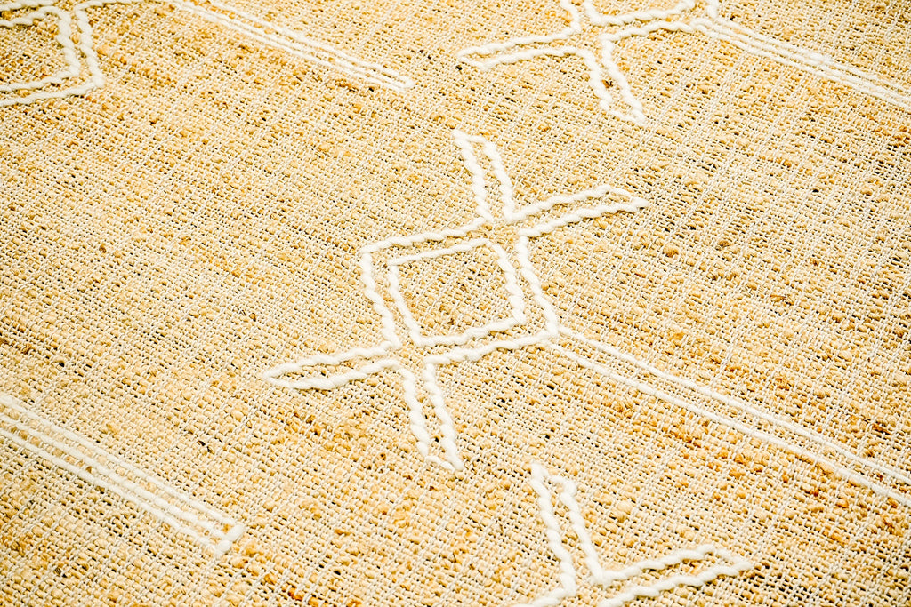 Geometric Abstract Flat weave Wool & Jute Rug - Lightweight, Modern Bohoemian Decor Rug, Customization Available