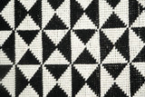 Close-up of chunky wool loop pile texture