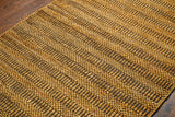 Jute rug weave close-up