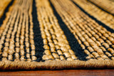 Ribbed jute rug styled in hallway