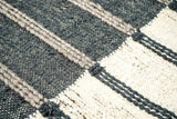 Grey rug pattern detail