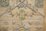 Sage green jute rug full view