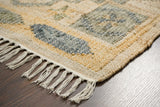 Sage green jute rug alternate angle view