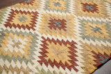 Natural jute rug placed in living room