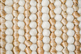 Overhead view of natural striped chunky texture