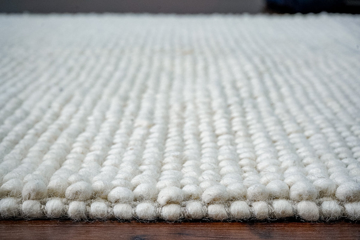 Ivory rug corner detail