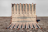 Tribal kilim rug styled in a living room