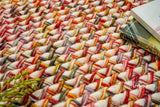 Multicolor rug corner detail