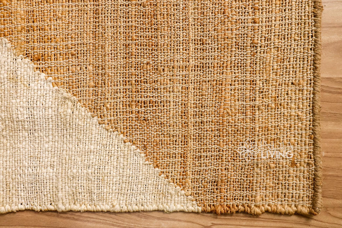 Jute rug size and color reference
