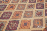 Wool jute kilim rug styled in dining room