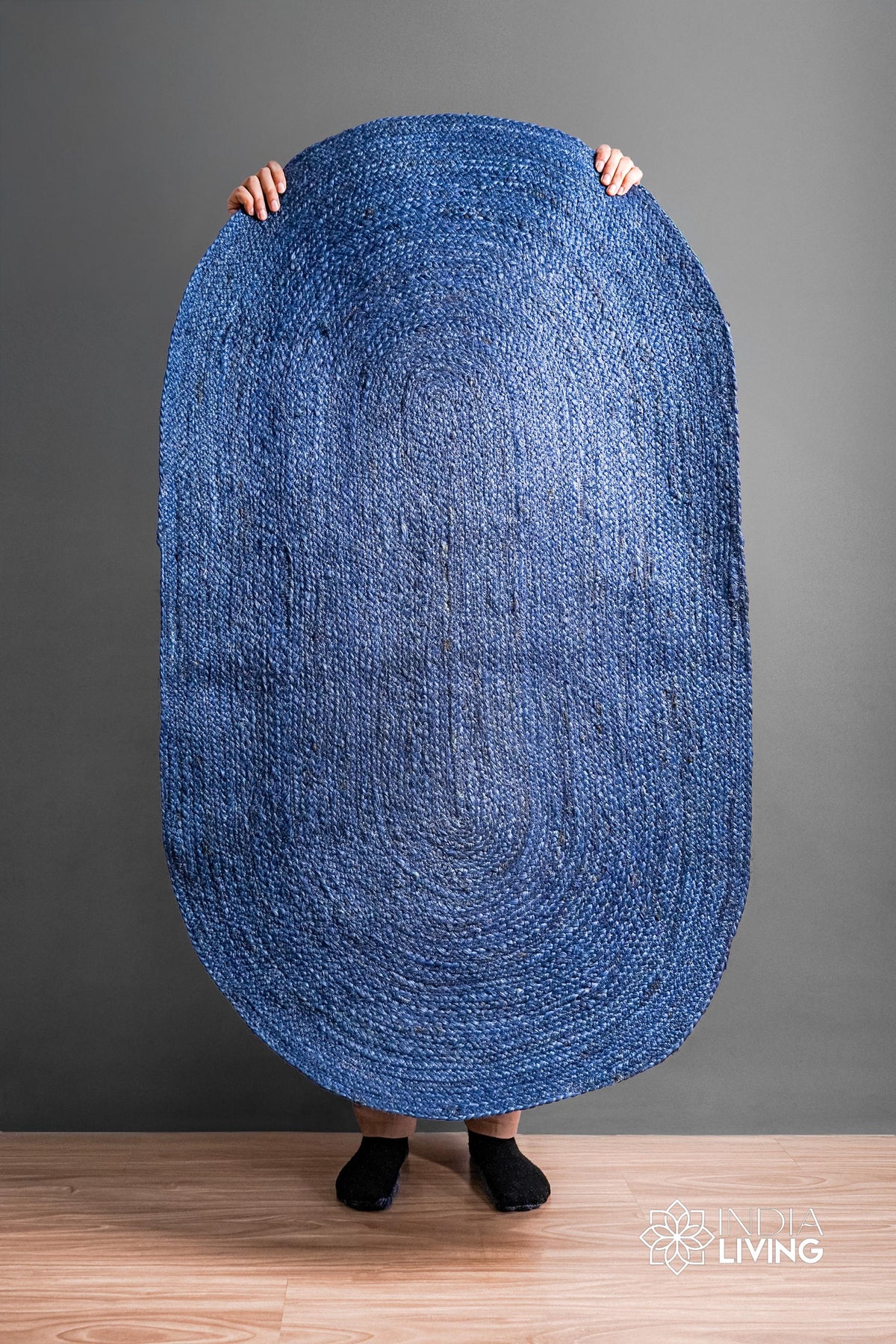 Close-up of jute weave texture