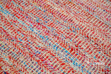 Multi blend red chevron rug full room lifestyle shot