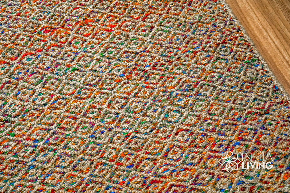 Close-up of multi blend diamond weave texture