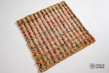 Natural jute rug in a bright entryway setting