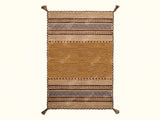 Kilim rug edge and binding detail