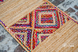 Jute rag runner full length view