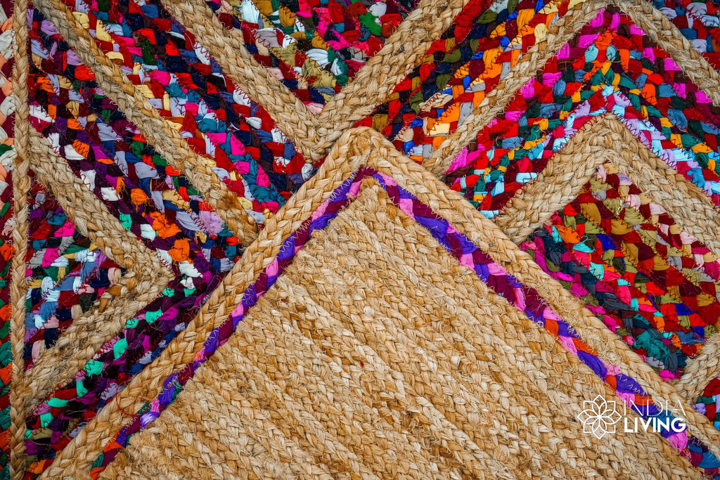 Artisanal Multicolor Jute Rag Runner for entryway or Hallway, Sustainable Home Decor, High-Quality Craftsmanship, custom made, Colourful rug