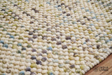 Pastel chunky rug full room lifestyle view