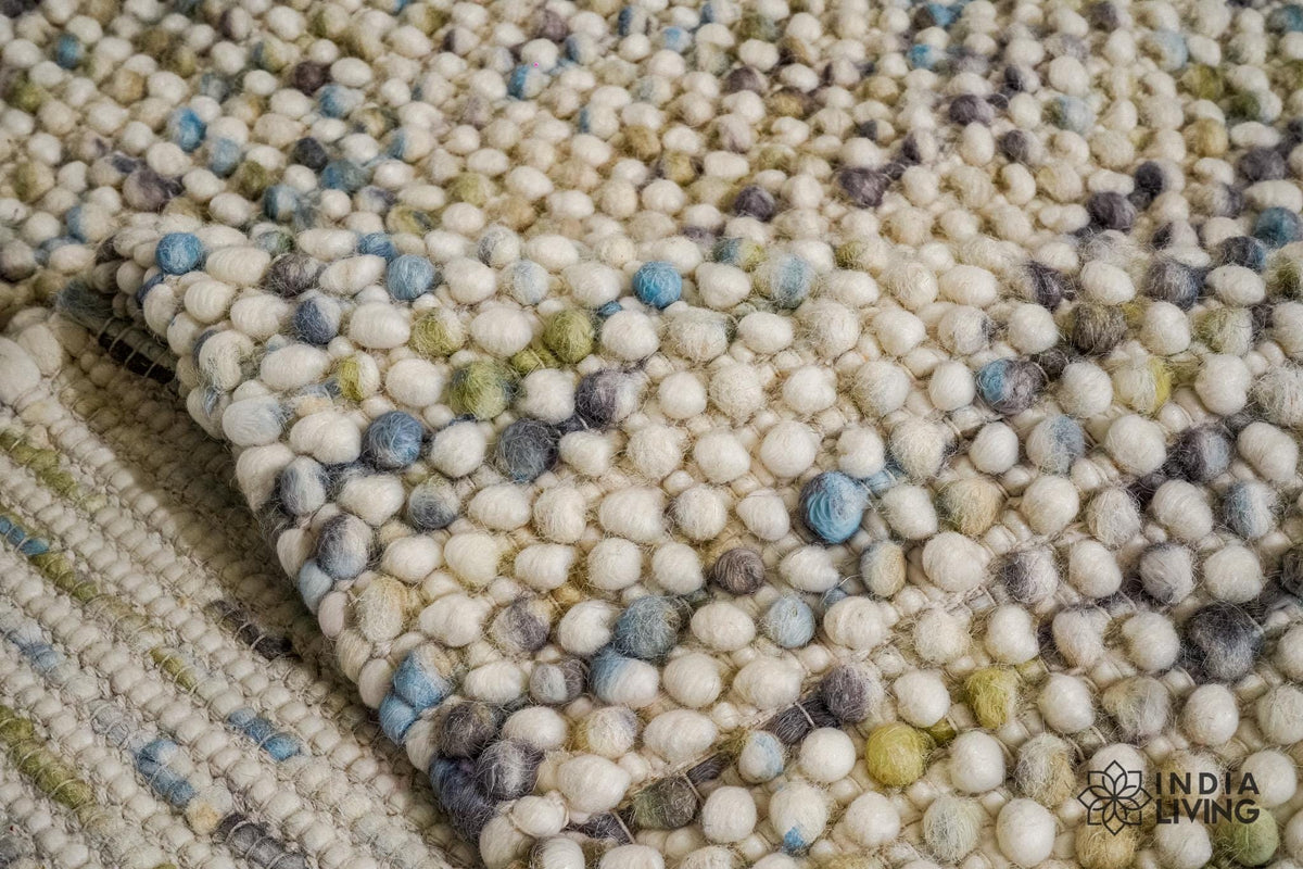 Pastel rug corner detail