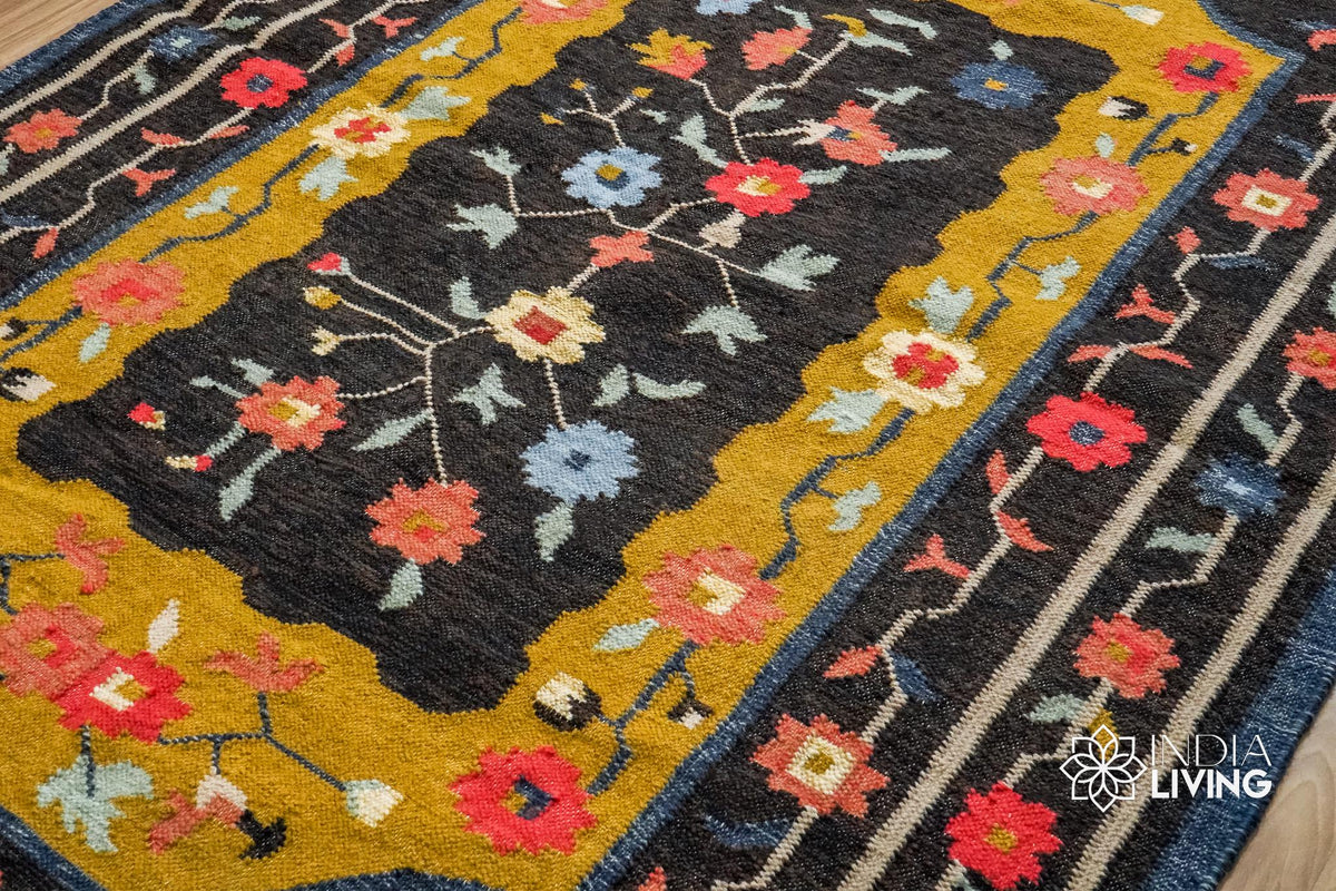 Close-up of wool weave texture