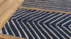 Blue Jute Braided Area Rug - Handcrafted Sustainable Home Decor for Any Room/Eco friendly Rug/Coastal Rug 3X5 4x6 5x8 6x9 8x10 9x12