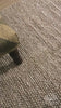 Handwoven Chunky Wool Rug: Natural Beige Modern Scandinavian Decor, customizable