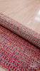 Handwoven Multi Blend Red Geometric Flatweave Modern Boho Wool rug, Custom made in any size