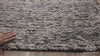 Handwoven Chunky Wool Rug: Grey Cable Knit Cozy Scandinavian Decor, Custom made