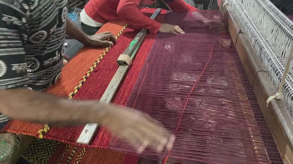 Indian Beige Kilim Rug, Handmade, Moroccan Rug, Living Room Carpet, Flatweave area rug