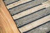 Beige wool flatweave kilim rug, flat lay view